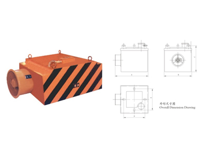 Fan Cooling Electromagnetic Separator Series RCDA